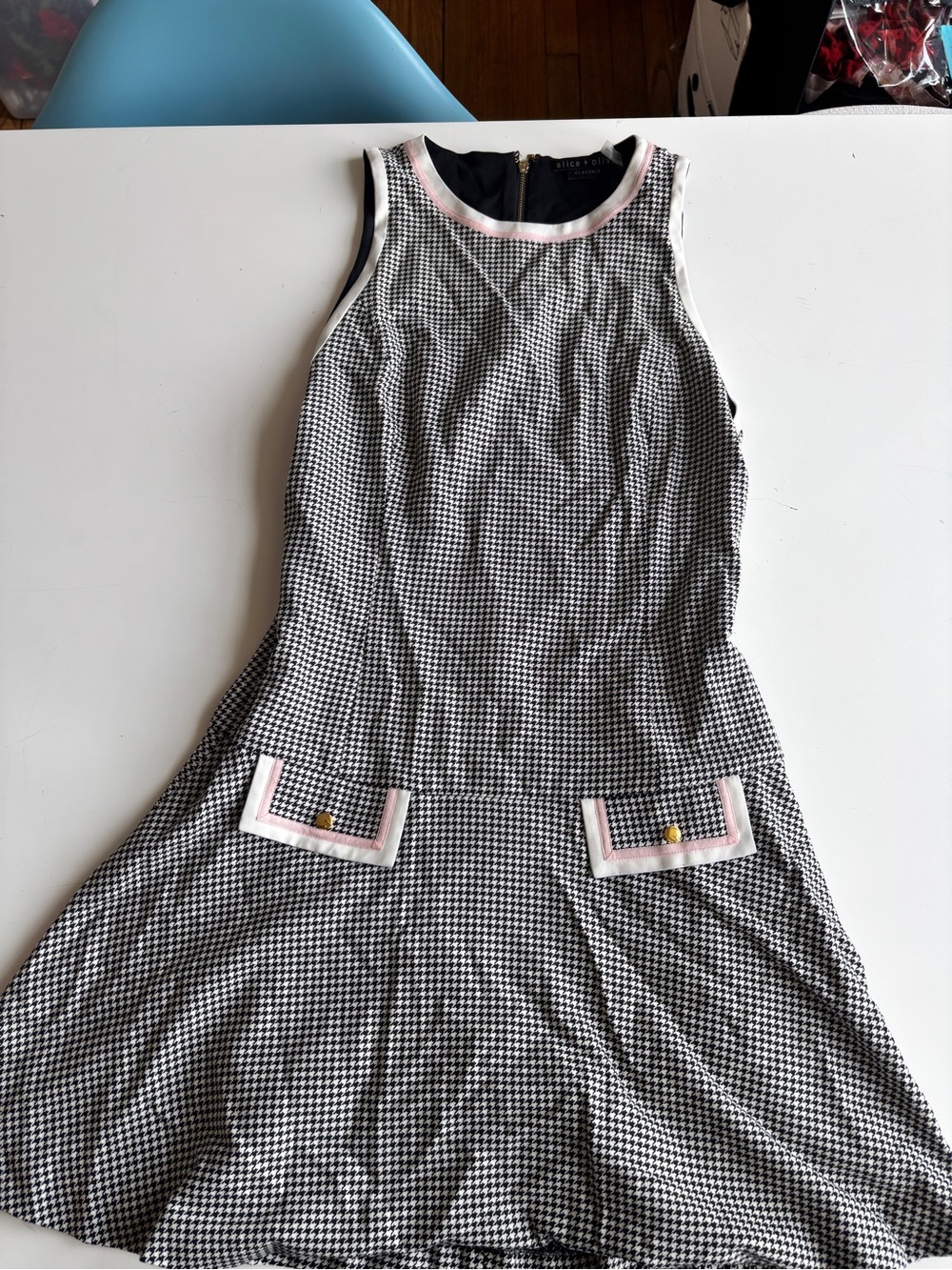 Alice + Olivia Sima Drop Waist Dress